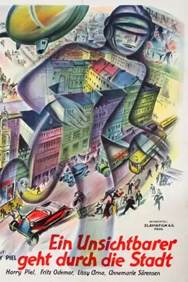 An Invisible Man Goes Through the City