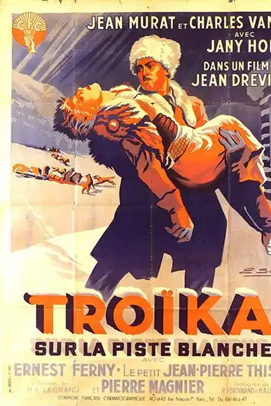 Troïka sur la piste blanche