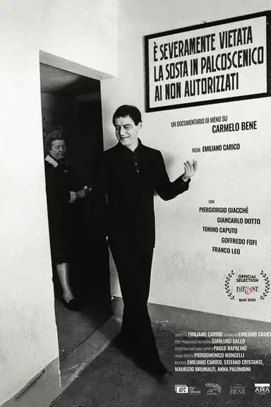 È severamente vietata la sosta in palcoscenico ai non autorizzati. Un documentario di meno su Carmelo Bene