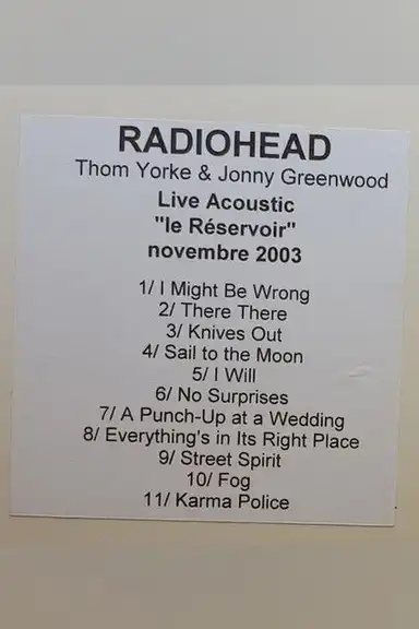 Thom Yorke and Jonny Greenwood | Acoustic at Le Reservoir