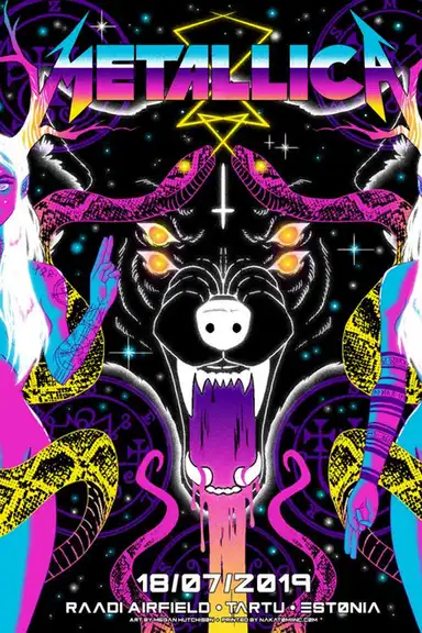 Metallica at Raadi Airfield Estonia in Tartu