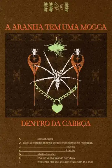 The spider has a fly in its head